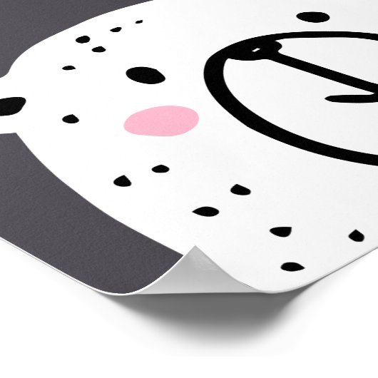 Beer Hallo Poster kinderzuster (Hoek)