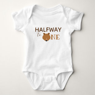 Beer halve geboorte Baby Romper