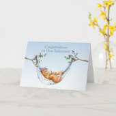 Beer Hammock Wenskaart Kaart (Gele Bloem)