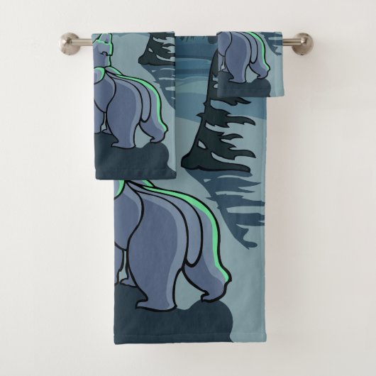 Beer handdoekjes Aangepaste polaire Beren handdoek (Insitu)