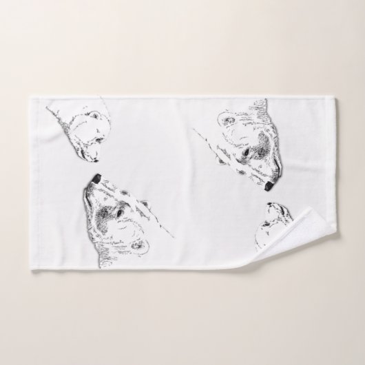 Beer handdoekjes Aangepaste polaire Beren handdoek (Handdoek)