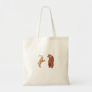 Beer handen Oh hert Grappige Spreuken Pun Geschenk Tote Bag