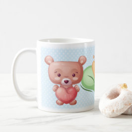 Beer hart Collectie - Blauw Koffiemok