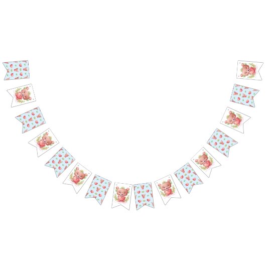 Beer hart Collectie - Blauw Vlaggetjes (Alle)