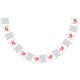 Beer hart Collectie - Blauw Vlaggetjes