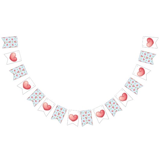 Beer hart Collectie - Blauw Vlaggetjes (Alle)