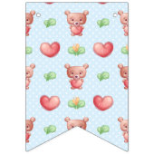 Beer hart Collectie - Blauw Vlaggetjes (Derde vlag)