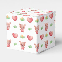 Beer hart Collectie - wit Bedankdoosjes