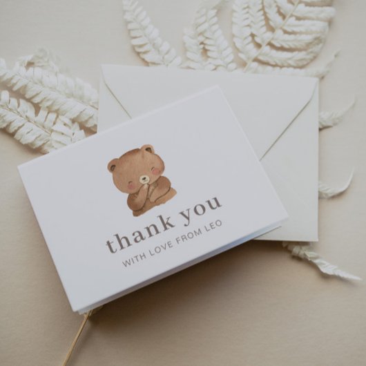 Beer Hartelijk dank Bedankkaart