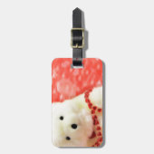 Beer Harten en liefde voor Valentijnsdag Bagagelabel (Voorkant verticaal)