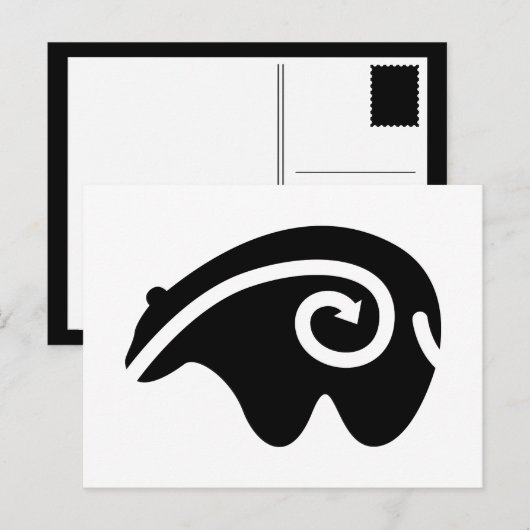 beer hartlijn briefkaart (Voorkant / Achterkant)