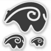 beer hartlijn sticker (Voorkant)