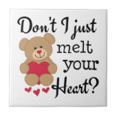 Beer hartsmelting tegeltje (Voorkant)