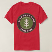 Beer Head Lake State Park Minnesota MN Forest Tree T-shirt (Design voorkant)
