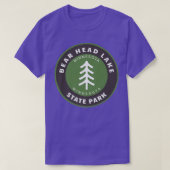 Beer Head Lake State Park Minnesota MN Forest Tree T-shirt (Design voorkant)
