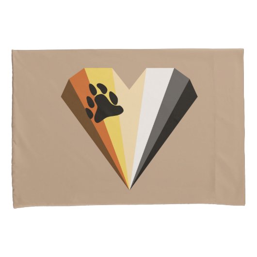 Beer Heart Pride Kussenslopen (Voorkant-Rechts)