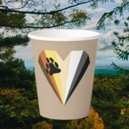 Beer Heart Pride Paper Cups Papieren Bekers