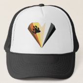 Beer Heart Pride Trucker Hat Trucker Pet (Voorkant)