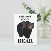 Beer heb ik voedsel geuren Grappig Beer Briefkaart (Staand voorkant)