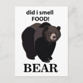 Beer heb ik voedsel geuren Grappig Beer Briefkaart (Voorkant)