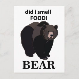 Beer heb ik voedsel geuren Grappig Beer Briefkaart