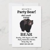 Beer heb ik voedsel geuren Grappig Beer Kaart (Voorkant)