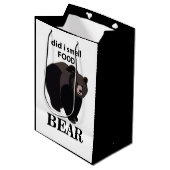 Beer heb ik voedsel geuren Grappig Beer Medium Cadeauzakje (Voorkant Gekanteld)