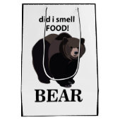 Beer heb ik voedsel geuren Grappig Beer Medium Cadeauzakje (Achterkant)