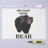 Beer heb ik voedsel geuren Grappig Beer Tissuepapier (Craft)