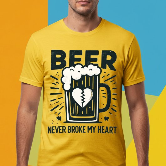 Beer heeft nooit mijn hart gebroken t-shirt