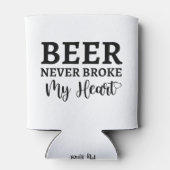 Beer heeft nooit mijn hart Koelbox gebroken Blikjeskoeler (Achterkant)