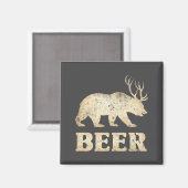 Beer Herten Antieke Bier Magneet (Voorkant / Achterkant)