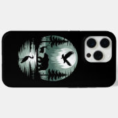 Beer Herten Arend Maan Bos Silhouet Case-Mate iPhone Case (Achterkant (horizontaal))