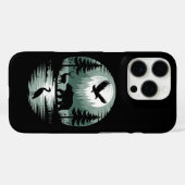 Beer Herten Arend Maan Bos Silhouet Case-Mate iPhone Case (Achterkant (horizontaal))