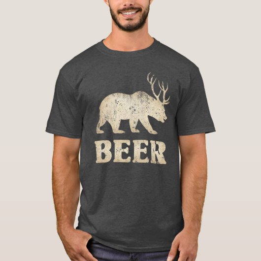 Beer Herten  Bier T-shirt (Voorkant)