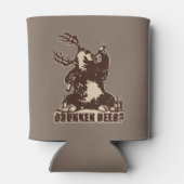 Beer, herten, dronken bier? blikjeskoeler (Achterkant)