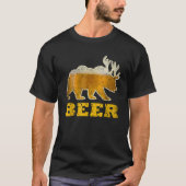  Beer Herten Grappige Retro Drink Bier T-shirt (Voorkant)