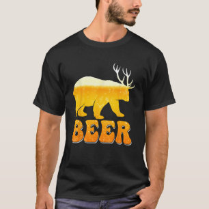 Beer Herten Jacht Bier Humor Papa Brot T-shirt