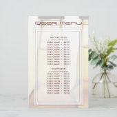 Beer het Beer Menu (Staand voorkant)