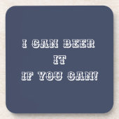 Beer het bier onderzetter (Voorkant)