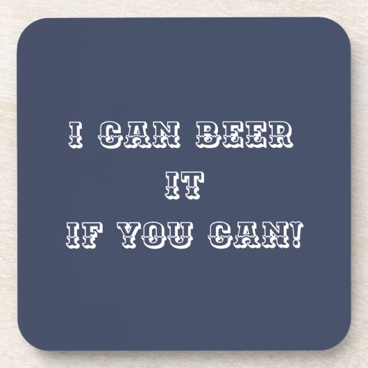 Beer het bier onderzetter (Voorkant)