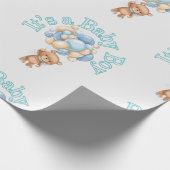 Beer Het is een jongen Cadeaupapier (Hoek)