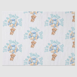 Beer Het is een jongen Tissuepapier