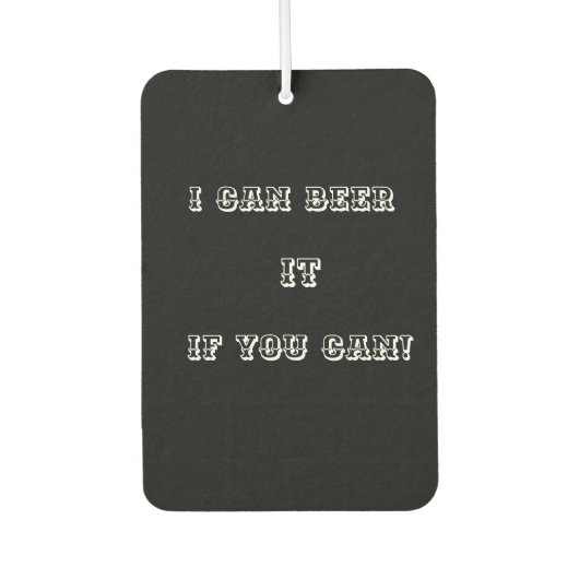 Beer het luchtverfrisser (Voorkant)