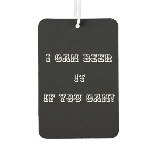 Beer het luchtverfrisser (Achterkant)