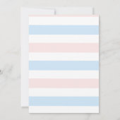 Beer Hij of Zij Wintersneeuwvlokken Gender Onthull Kaart (Achterkant)