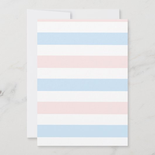 Beer Hij of Zij Wintersneeuwvlokken Gender Onthull Kaart (Achterkant)