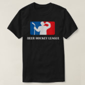 Beer Hockey League T-Shirt volwassenen (Design voorkant)
