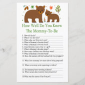 Beer Hoe goed ken je het baby shower spel? (Voorkant)