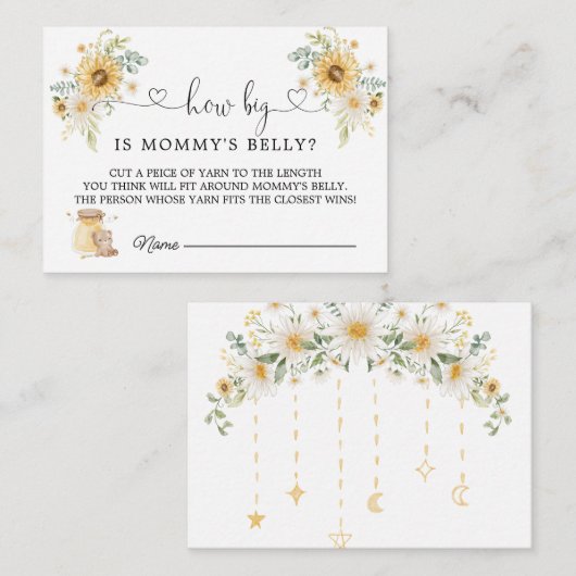 Beer hoe groot is de Kaart van de Belly Enclosure  (Voorkant / Achterkant)